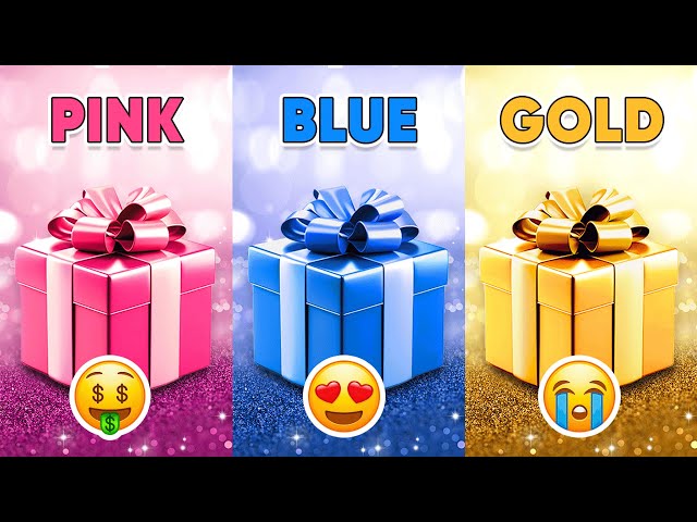 Choose Your Gift...! Pink, Blue or Gold 💗💙⭐️ How Lucky Are You? Monkey Quiz