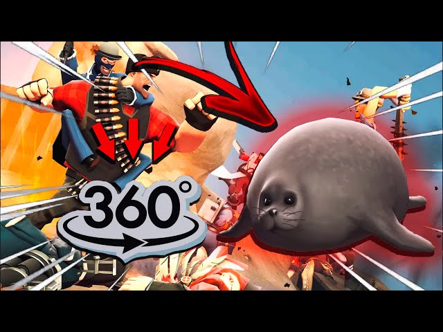 Team Fortress 2 Seal Finding Challenge But it's 360 degree video