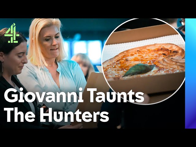 Giovanni Pernice Plans Risky Pizza Delivery To Hunted HQ | Celebrity Hunted | Channel 4