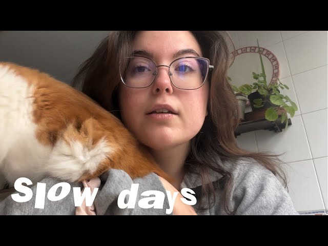 slow days in my life | getting sick, finishing assignments and surprise emergency room visit