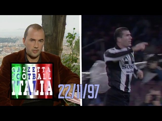 Classic Zidane: Gazzetta Football Italia 22nd November 1997