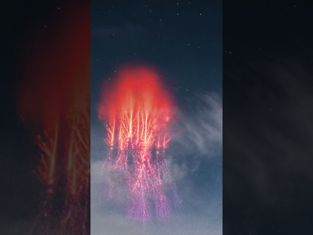 Red Sprite Lightning