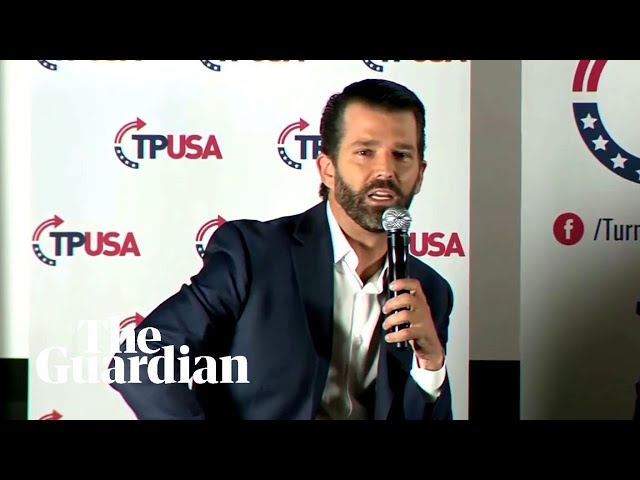 Donald Trump Jr 'triggered' by heckles and booing at his book launch