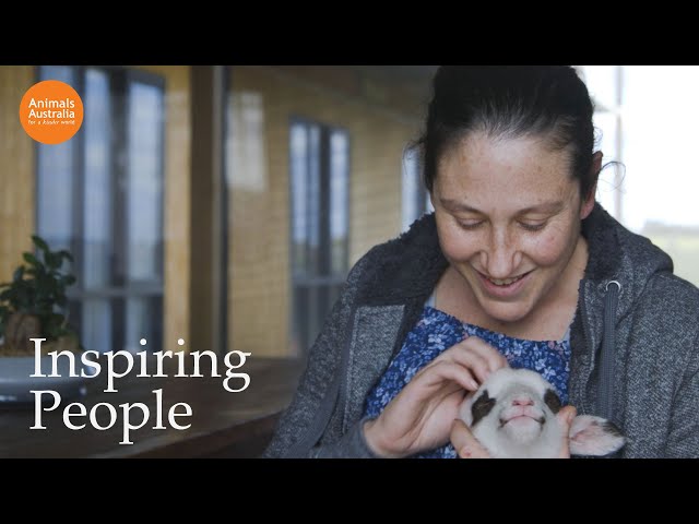 Karina rescues baby lambs from freezing in winter