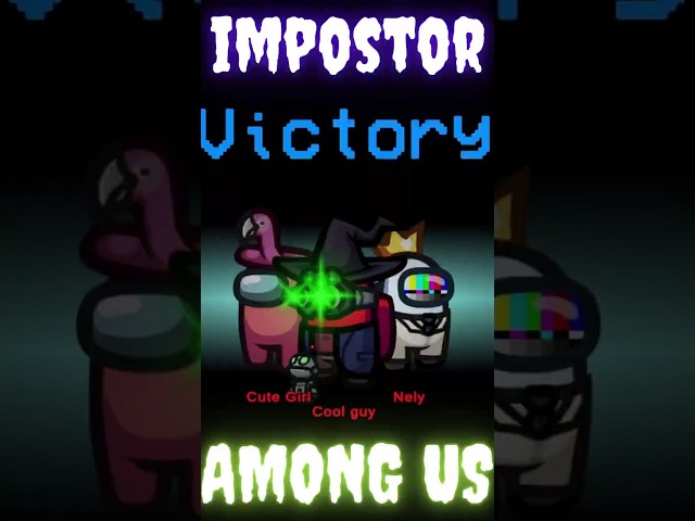 IMPOSTOR Victory | SHAPESHIFTER | Among Us🏆