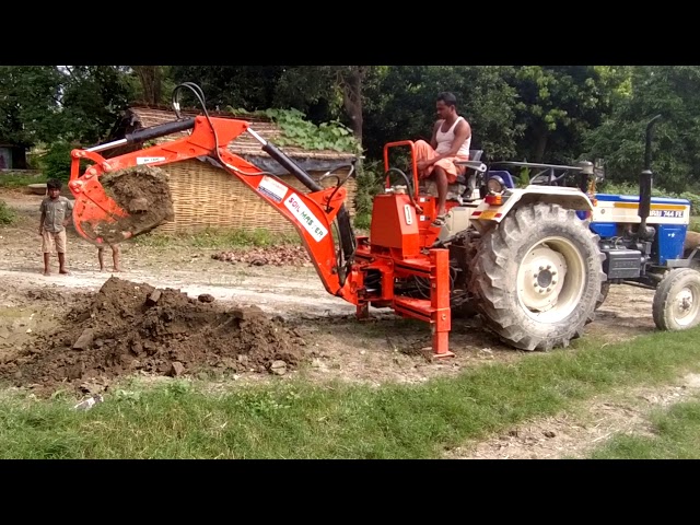 Tractor attached and easy remove backhoe JAYCEE SOIL MASTER (AANVI AUTOMOBILES)