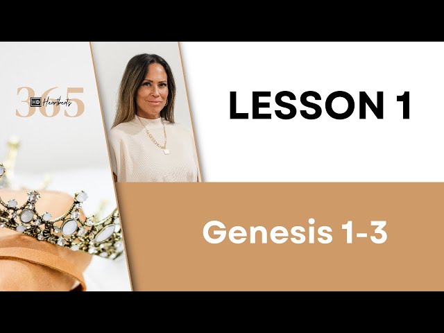 Lesson 001 Genesis 1-3 | Heartbeat of God | 2025 Bible Study & Commentary