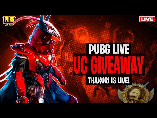 🔴 PUBG MOBILE LIVE | UC GIVEAWAY | CLASSIC GAMEPLAY@stnthakuriyt #pubglive #bgmilive