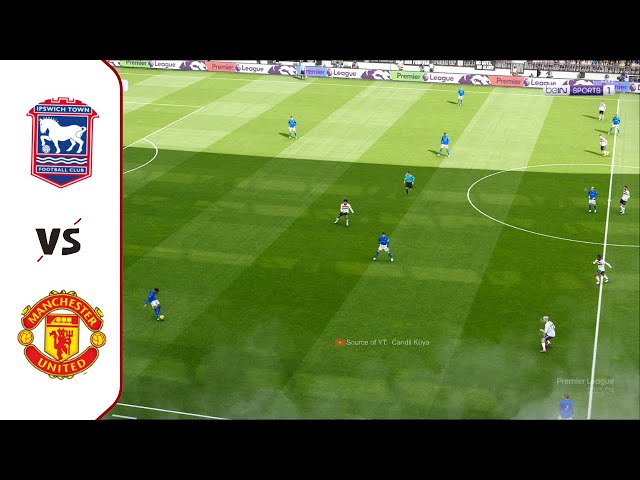 Ipswich Town vs Manchester United | Premier League ~ English Commentary