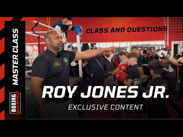 Masterclass by Legend Roy Jones Jr followed by Q/A