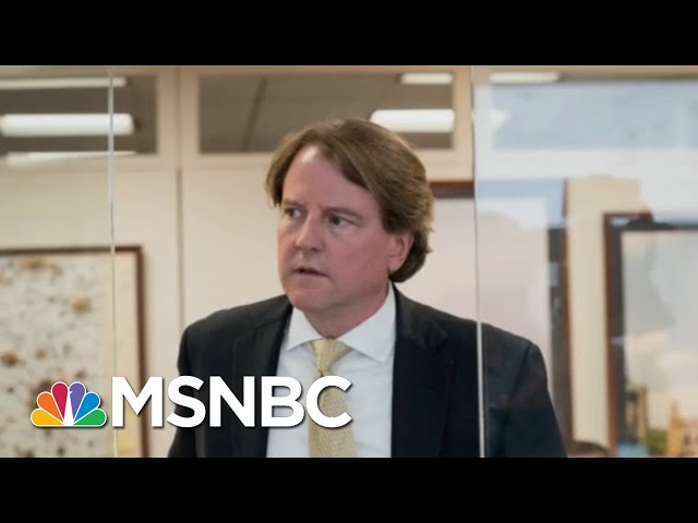 'Sources' Give Don McGahn Notably Consistent Positive Media Coverage | Rachel Maddow | MSNBC