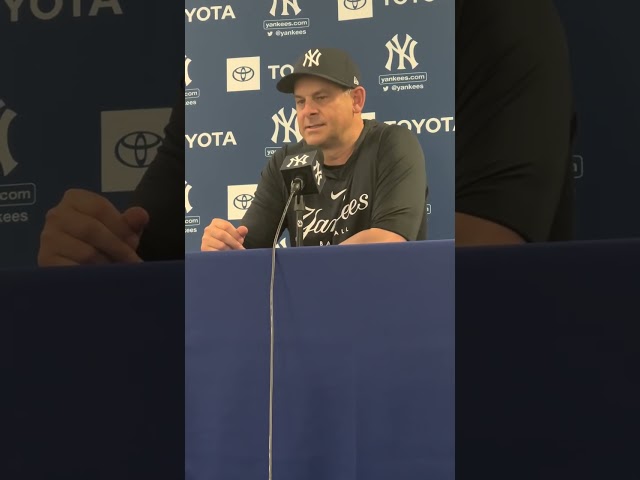 Aaron Boone on Luis Severino #shorts