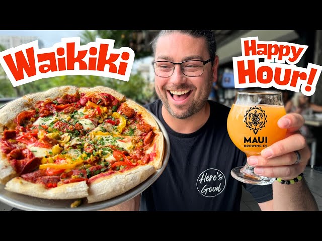 WAIKIKI’S Best Happy Hour?!?! Top 5 Food Tour