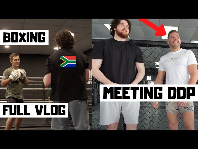 South Africa Vlog! Meeting Dricus Du Plessis? Boxing With Cameron Saaiman? Talking With The UFC?