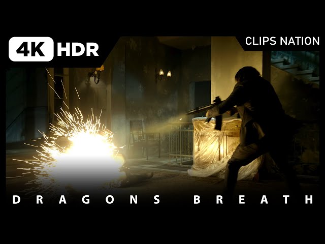 Dragon's Breath Scene - John Wick Chapter 4 | 4K HDR | JWCH4 (2023)