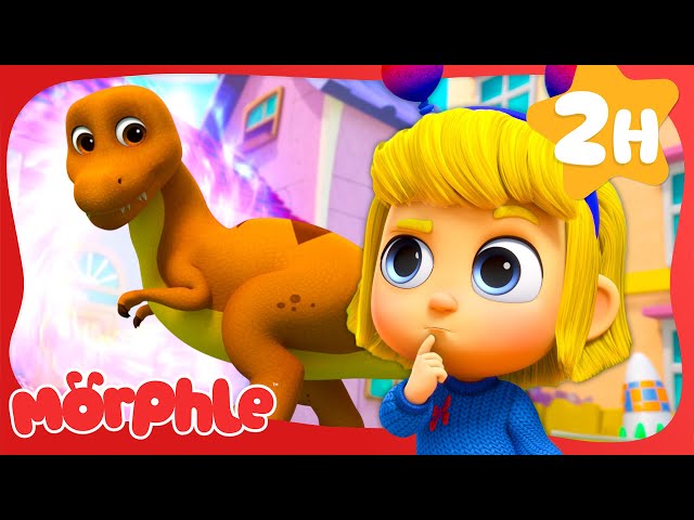 Dino Standoff! | 2 Hours of Morphle🔴 | Cartoons for Kids | Be Brave!