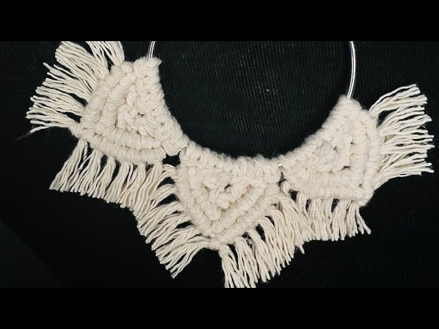 COMO HACER PENDIENTES DE MACRAME DIY HECHO A MANO