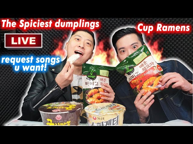 [LIVE] is this the SPICIEST Korean dumplings?????????????????