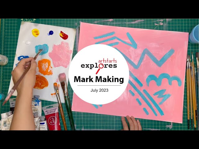 Mark-Making Workshop 1 - Exploring Mark-Making through Painting (S05 E## WS02)