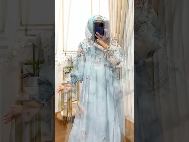 Model gamis lebaran ibu ibu terbaru 2025 #shortsfeed #shortvideo #shortsvideo #shorts #short #dress