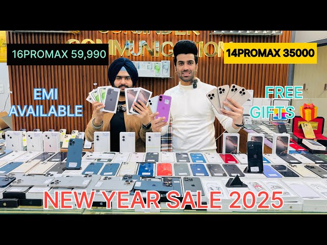 New Year Sale 2025, Cheapest mobiles in Chandigarh,Secondhand &New IPhones,mobile market 22B,EMI