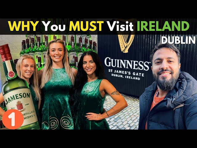 IRISH Dance Party 👯‍♀️ & Guinness🍺 Factory in DUBLIN 🇮🇪 !! Ireland Travel Vlog 1