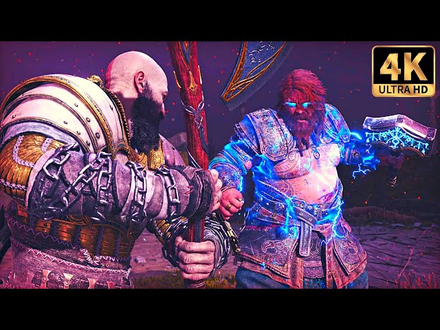 God of War Ragnarök | KRATOS vs THOR Last Boss Fight | PS5 4K 60ᶠᵖˢ