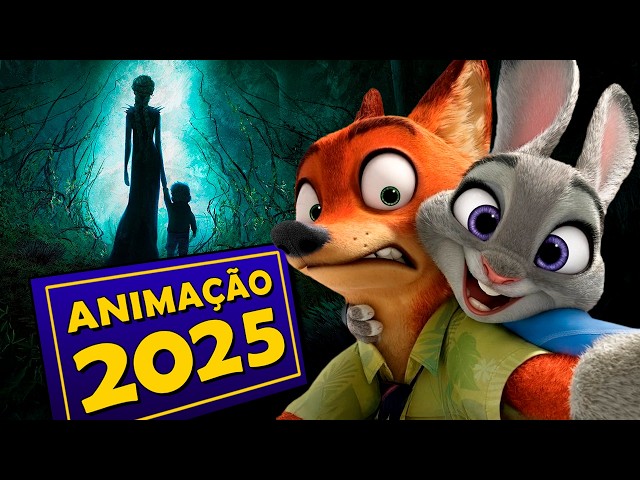 8 FILMES DE ANIMAÇÃO MAIS ESPERADOS DE 2025