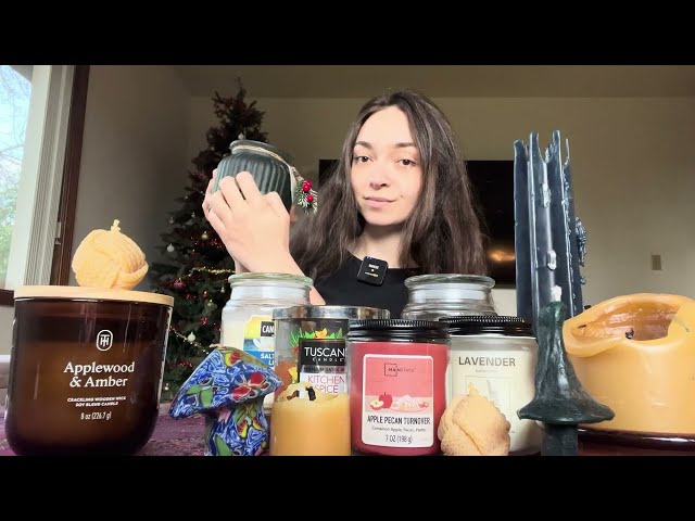 ASMR My Candle Collection Tapping & Whispering You Into A Deep Sleep