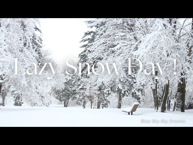 Lazy Snow Day - Beautiful Relaxing Music / Visuals