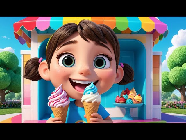 The Ice Cream Bridge Melts Away | Fun Nursery Rhyme for Kids | Sing-Along Song