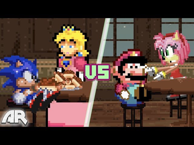 If Mario and Sonic switched GIRLFRIENDS! (Mario vs Sonic Animation)