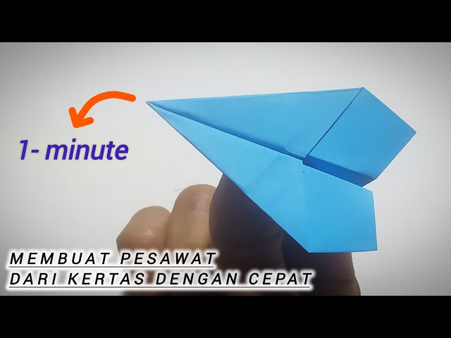 Pesawat kertas - Cara membuat pesawat dari kertas origami