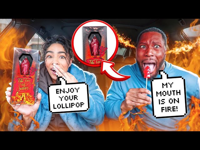 Giving My Fiance The World’s HOTTEST LOLLIPOP (TOE OF SATAN) PRANK *HE GOES CRAZY*