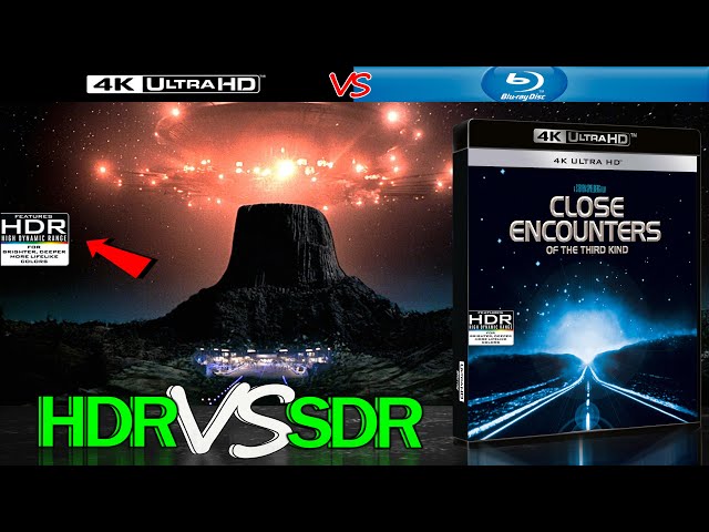 Close Encounters of the Third Kind 1977 HDR ANALYSIS 4K BD vs 1080p BD SDR 100nits #TRUE_DIFFERENCE