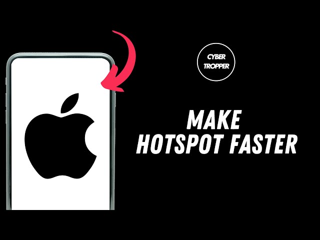 How to Make Mobile Hotspot Faster on iPhone