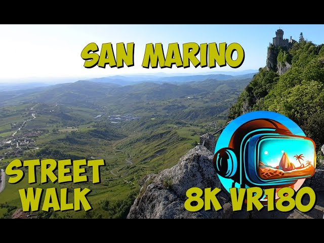 07 San Marino The more I walk the more I find the best views 8K 4K VR180 3D Travel