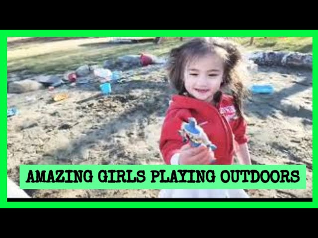 AMAZING GIRLS PLAYING IN THE PLAYGROUND || SPRING IN ALASKA