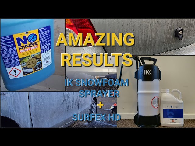 IK SNOWFOAM SPRAYER + SURFEX HD #detailing#valeting