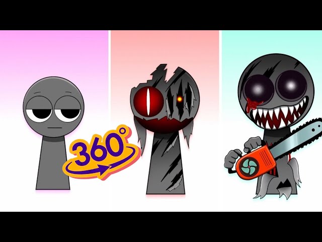 360 VR | Incredibox Sprunki HAUNTING SYMBIOSIS Compilation!! | PHASES SPIRIT