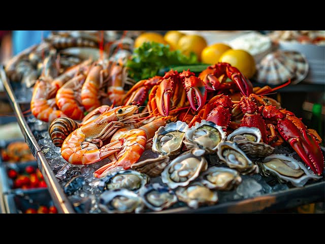 WORLD'S CHEAPEST SEAFOOD! Amazing Street Stalls in Hanoi/ BEST Street Food Collection 2024