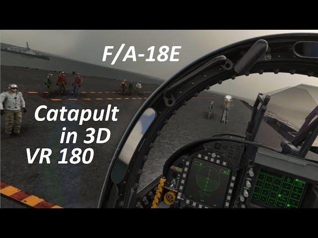 Super Hornet Catapult Launch in 3D VR180