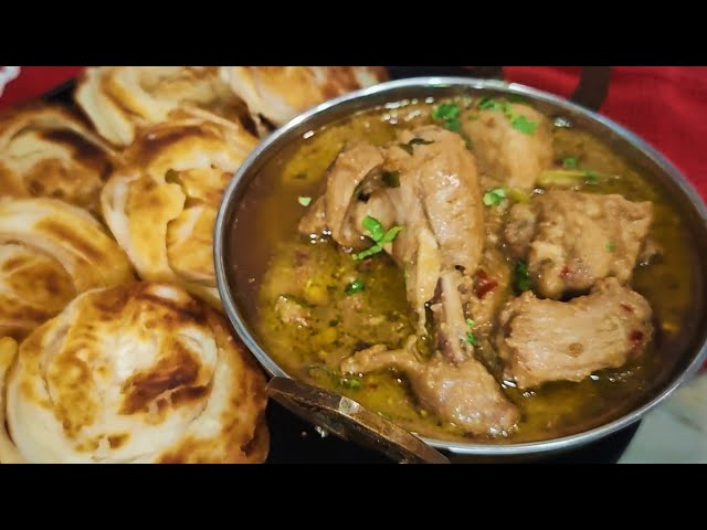 Chicken Stew With Bun Paratha Rich Gravy Wala | Chicken Stew Recipe