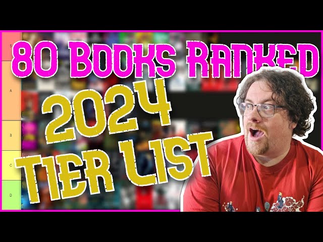 Best and Worst Reads 2024 - Tier Ranking EVERY Book I Read