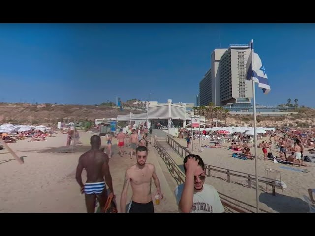 Tel Aviv ::  "Virtual" Beach walk  (for Apple VisionPro)