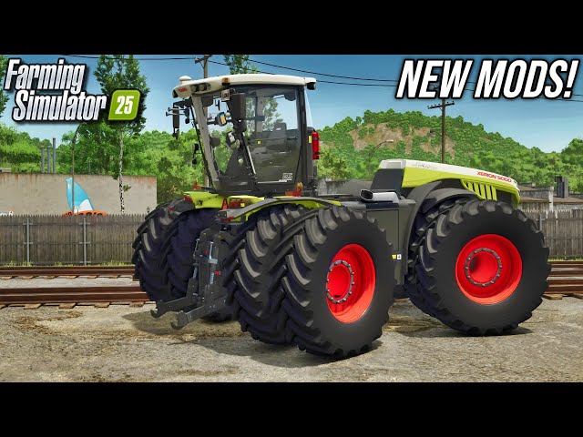 New Mods - Claas Xerion, Kubota M7, Additional Settings, & More! | Farming Simulator 25