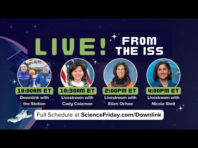 Science Friday and NASA: Live from the Space Station + Ask An Astronaut