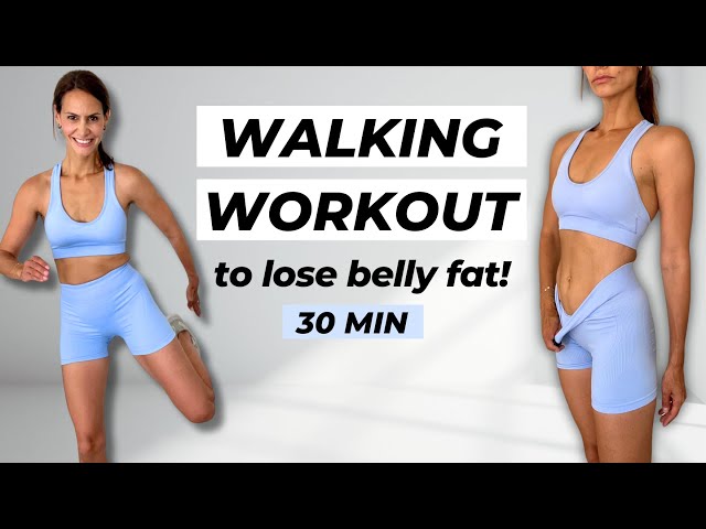 30 MIN WALKING CARDIO WORKOUT to LOSE BELLY FAT 🔥 | No Jumping, No Squats, No Lunges