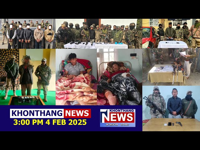 KHONTHANG NEWS | 3:00 PM MANIPURI NEWS | 4 FEB 2025