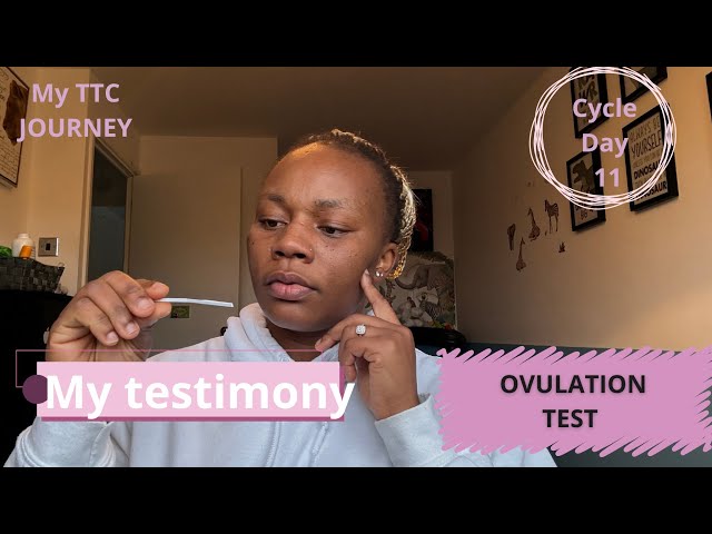 LIVE OVULATION TEST | MY BIG TESTIMONY | CD DAY 11 | TTC JOURNEY BABY #2